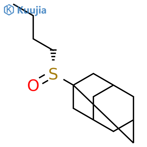 Tricyclo[3.3.1.13,7]decane, 1-[(R)-butylsulfinyl]- structure
