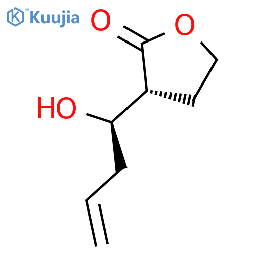2(3H)-FURANONE, DIHYDRO-3-[(1R)-1-HYDROXY-3-BUTENYL]-, (3R)- structure