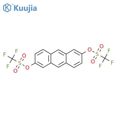 2,6-Bis(trifluoromethanesulfonyloxy)anthracene structure