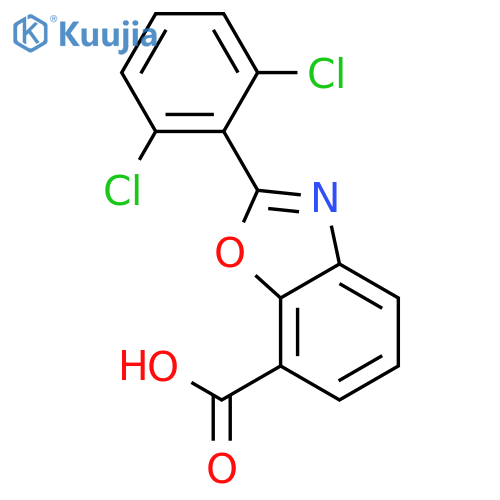 7-BENZOXAZOLECARBOXYLIC ACID, 2-(2,6-DICHLOROPHENYL)- structure