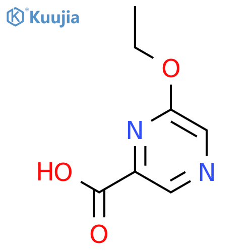 6-ethoxypyrazine-2-carboxylic acid structure