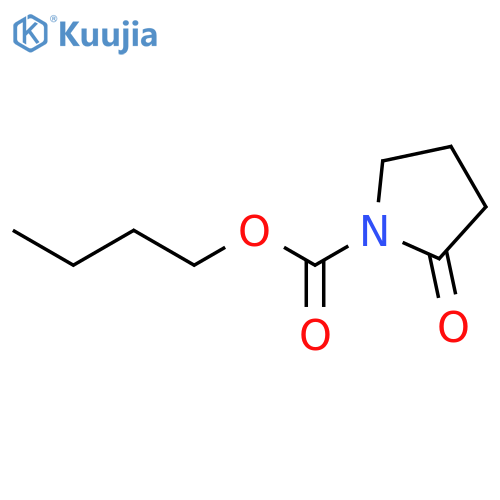 Pyrrolidinecarboxylic acid, 2-oxo-, butyl ester structure
