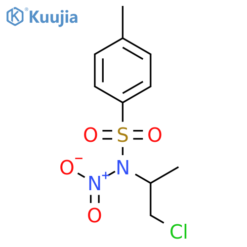 Benzenesulfonamide, N-(2-chloro-1-methylethyl)-4-methyl-N-nitro- structure