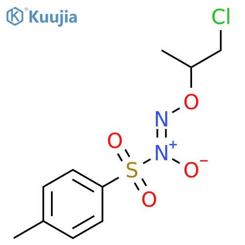 Diazene, (2-chloro-1-methylethoxy)[(4-methylphenyl)sulfonyl]-, 1-oxide structure