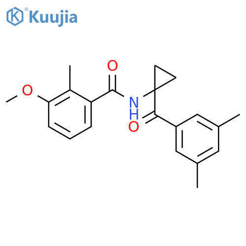 Benzamide,N-[1-(3,5-dimethylbenzoyl)cyclopropyl]-3-methoxy-2-methyl- structure
