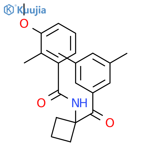 Benzamide, N-[1-(3,5-dimethylbenzoyl)cyclobutyl]-3-methoxy-2-methyl- structure