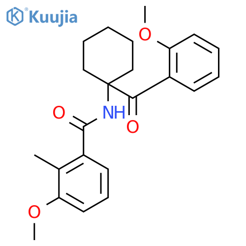 Benzamide, 3-methoxy-N-[1-(2-methoxybenzoyl)cyclohexyl]-2-methyl- structure