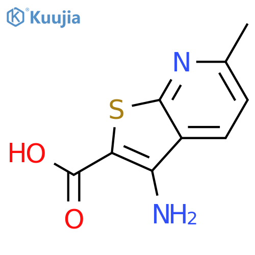 3-Amino-6-methylthieno2,3-bpyridine-2-carboxylic Acid structure