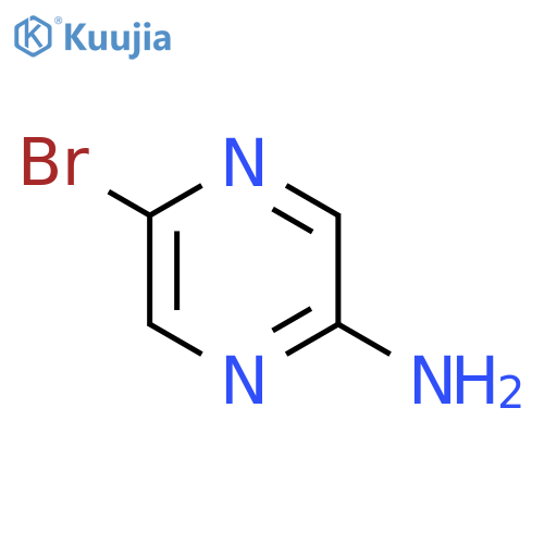 5-bromopyrazin-2-amine structure