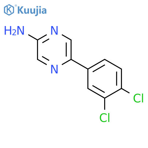 Pyrazinamine, 5-(3,4-dichlorophenyl)- structure