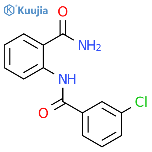 Benzamide, N-[2-(aminocarbonyl)phenyl]-3-chloro- structure