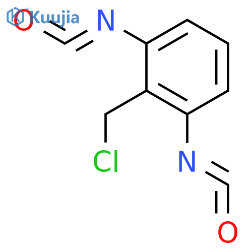 2-(Chloromethyl)-1,3-diisocyanatobenzene structure