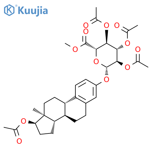 17b-Acetyl-estradiol 3-(Tri-O-acetyl-b-D-glucuronic Acid Methyl Ester) structure