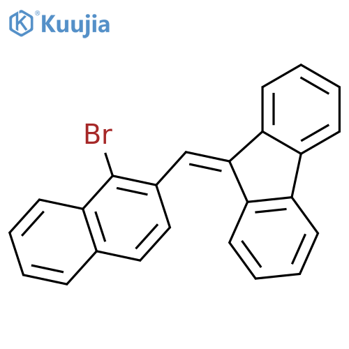 9H-Fluorene, 9-[(1-bromo-2-naphthalenyl)methylene]- structure