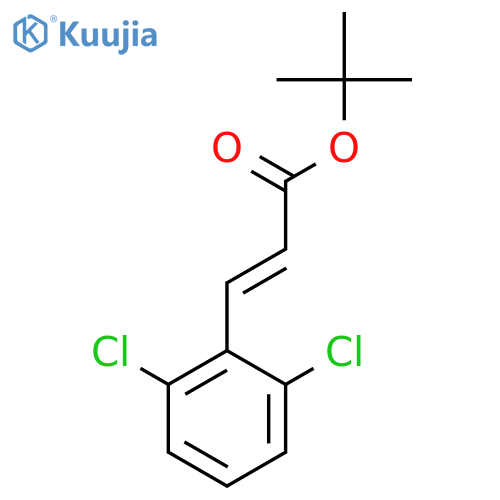 tert-butyl (2E)-3-(2,6-dichlorophenyl)prop-2-enoate structure