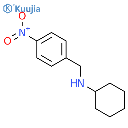 N-(4-Nitrobenzyl)cyclohexanamine structure