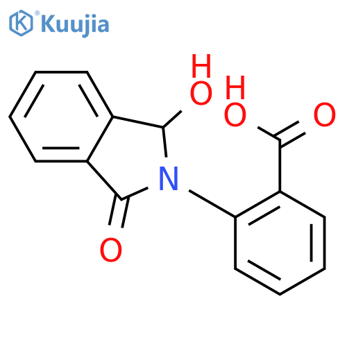 2-(1-Hydroxy-3-oxoisoindolin-2-yl)benzoic acid structure