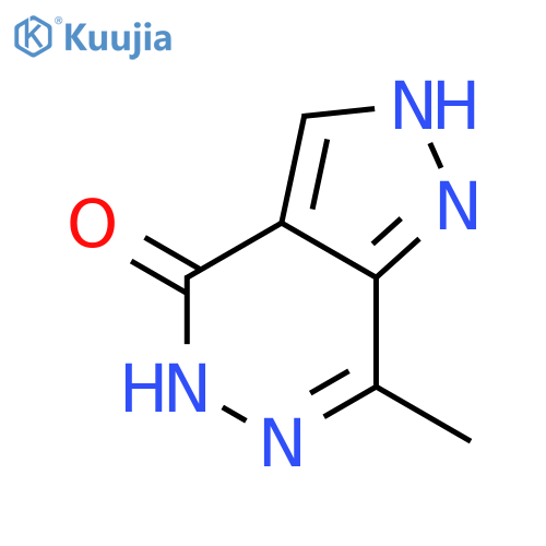 4H-Pyrazolo[3,4-d]pyridazin-4-one,  2,5-dihydro-7-methyl- structure