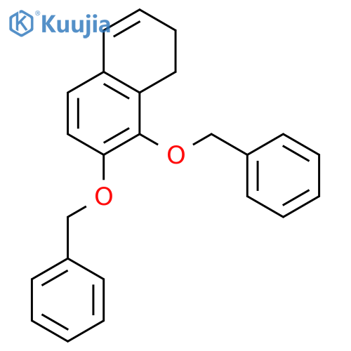 7,8-Bis(benzyloxy)-1,2-dihydronaphthalene structure