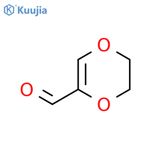 5,6-Dihydro-1,4-dioxine-2-carbaldehyde structure