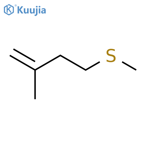 delta3-Isopentenyl methyl sulfide structure