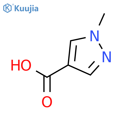 1-Methyl-1H-pyrazole-4-carboxylic acid structure