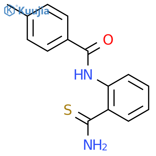 Benzamide, N-[2-(aminothioxomethyl)phenyl]-4-methyl- structure