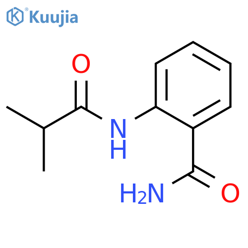 2-(isobutyrylamino)benzamide structure