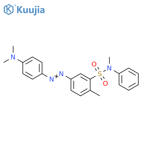 Benzenesulfonamide,5-[[4-(dimethylamino)phenyl]azo]-N,2-dimethyl-N-phenyl- structure