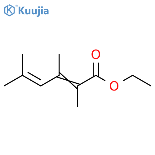 2,4-hexadienoic acid, 2,3,5-trimethyl-, ethyl ester structure