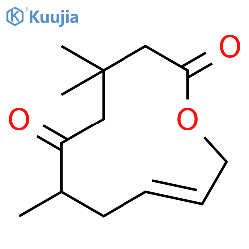Oxacycloundec-9-ene-2,6-dione, 4,4,7-trimethyl-, (Z)- structure