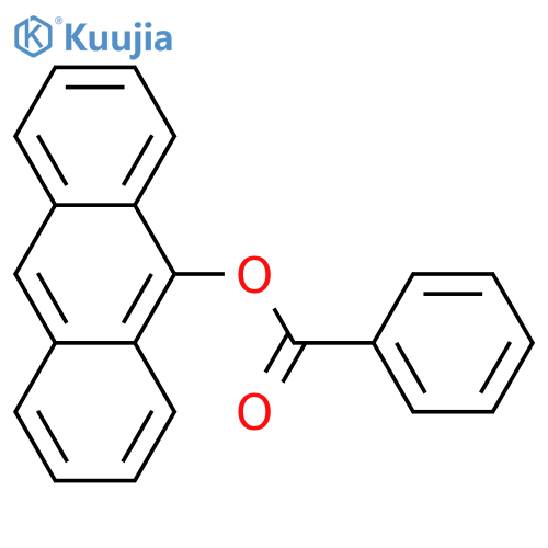 9-Anthracenol, 9-benzoate structure