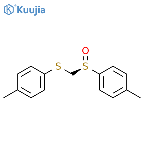 Benzene, 1-methyl-4-[[[(4-methylphenyl)sulfinyl]methyl]thio]-, (S)- structure