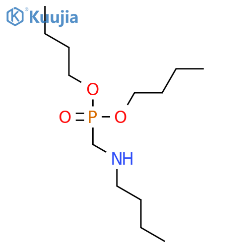 Phosphonic acid, [(butylamino)methyl]-, dibutyl ester structure