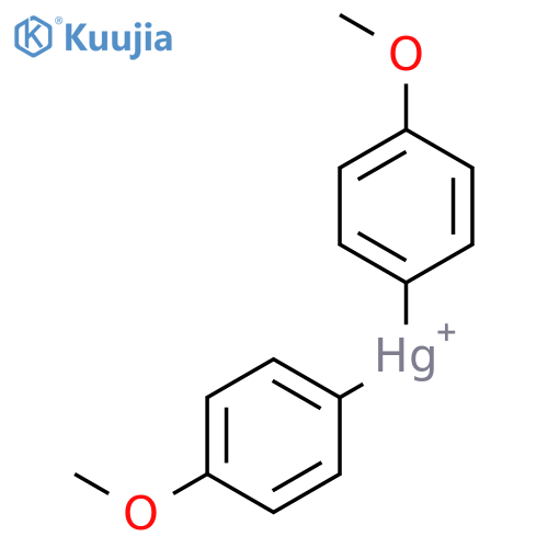 Mercury(1+), bis(4-methoxyphenyl)- structure