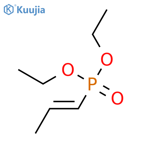(E)-1-Propenylphosphonate diethyl ester structure