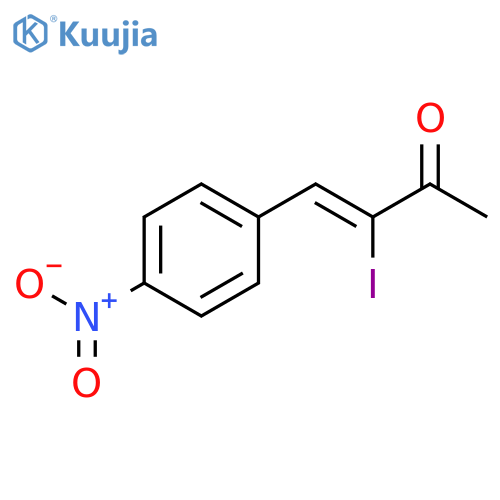 3-Buten-2-one, 3-iodo-4-(4-nitrophenyl)-, (Z)- structure