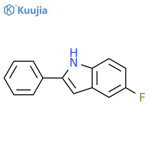 5-fluoro-2-phenyl-1H-indole structure
