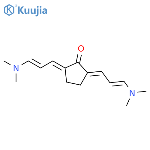 CYCLOPENTANONE, 2,5-BIS[3-(DIMETHYLAMINO)-2-PROPENYLIDENE]- structure