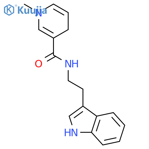 3-PYRIDINECARBOXAMIDE, 1,4-DIHYDRO-N-[2-(1H-INDOL-3-YL)ETHYL]-1-METHYL- structure