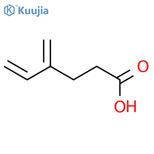 5-Hexenoic acid, 4-methylene- structure