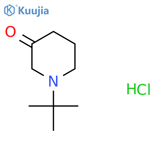 1-Tert-Butyl-piperidin-3-one hydrochloride structure