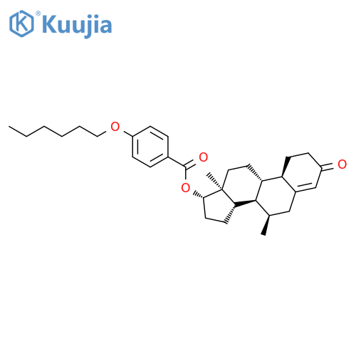 Estr-4-en-3-one, 17-[[4-(hexyloxy)benzoyl]oxy]-7-methyl-, (7a,17b)- structure