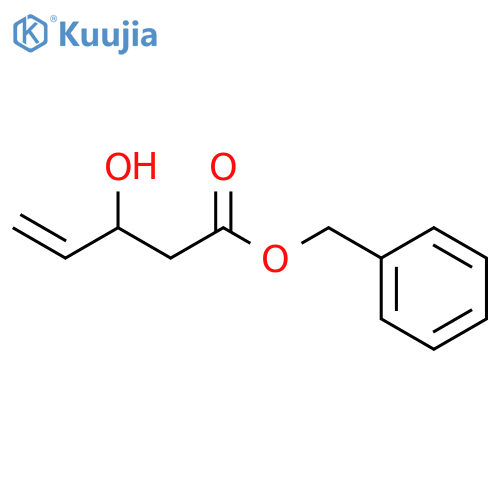 4-PENTENOIC ACID, 3-HYDROXY-, PHENYLMETHYL ESTER structure