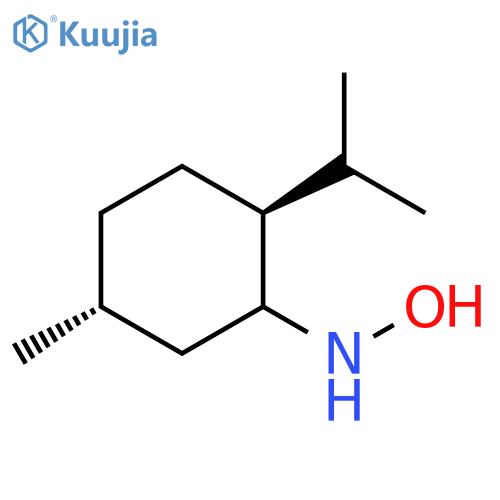 Cyclohexanamine, N-hydroxy-5-methyl-2-(1-methylethyl)-, (2S,5R)- (9CI) structure