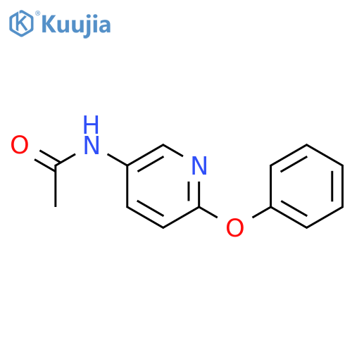 Acetamide, N-(6-phenoxy-3-pyridinyl)- structure