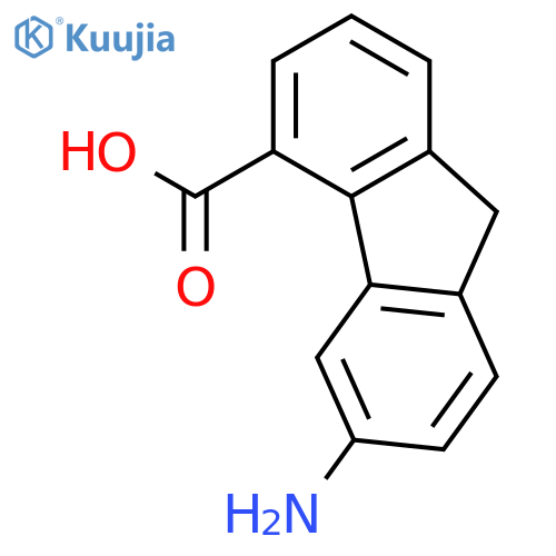 9H-FLUORENE-4-CARBOXYLIC ACID, 6-AMINO- structure