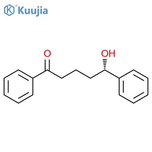 1-PENTANONE, 5-HYDROXY-1,5-DIPHENYL-, (5S)- structure