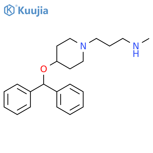 1-PIPERIDINEPROPANAMINE, 4-(DIPHENYLMETHOXY)-N-METHYL- structure