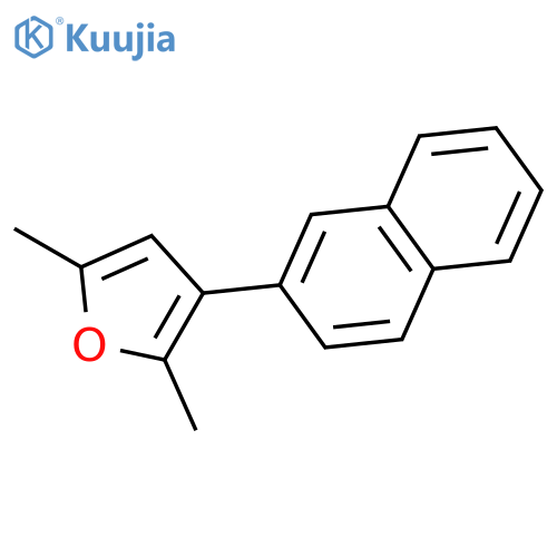 FURAN, 2,5-DIMETHYL-3-(2-NAPHTHALENYL)- structure